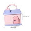 Abaodam Boys and Girls Cartoon House Piggy Bank Fun Saving Jar for Home Decor and Birthday Develops Saving Habits Ample Capacity view 3