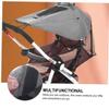 Toyvian 1pc Stroller Sunshade Cover Uv Cloth for Strollers Easy to Install Shading Accessory for Pushchairs and Buggies view 4
