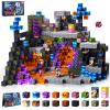 GraceDuck Magnetic Blocks - 150 PCS Build Magnetic Dark Castle Sword Domain World - Magnetics Construction Cube Toys - STEM Montessori Sensory Toys for Toddlers 6 7 8 9 10 Year Old Boys & Girls view 1