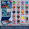 GraceDuck Magnetic Blocks - 150 PCS Build Magnetic Dark Castle Sword Domain World - Magnetics Construction Cube Toys - STEM Montessori Sensory Toys for Toddlers 6 7 8 9 10 Year Old Boys & Girls view 2