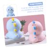 Abaodam Cartoon Dinosaurs Bank Adorable Vinyl Piggy Bank for Boys and Girls Fun Money Container Creative Home Decor and Toy Style view 3