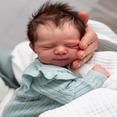 Anano 18 Inch Real Life Reborn Baby Dolls Silicone Full Body Girl Realistic Baby Dolls That Look Real Babies Reborn Doll Silicone Full Body Anatomically Correct