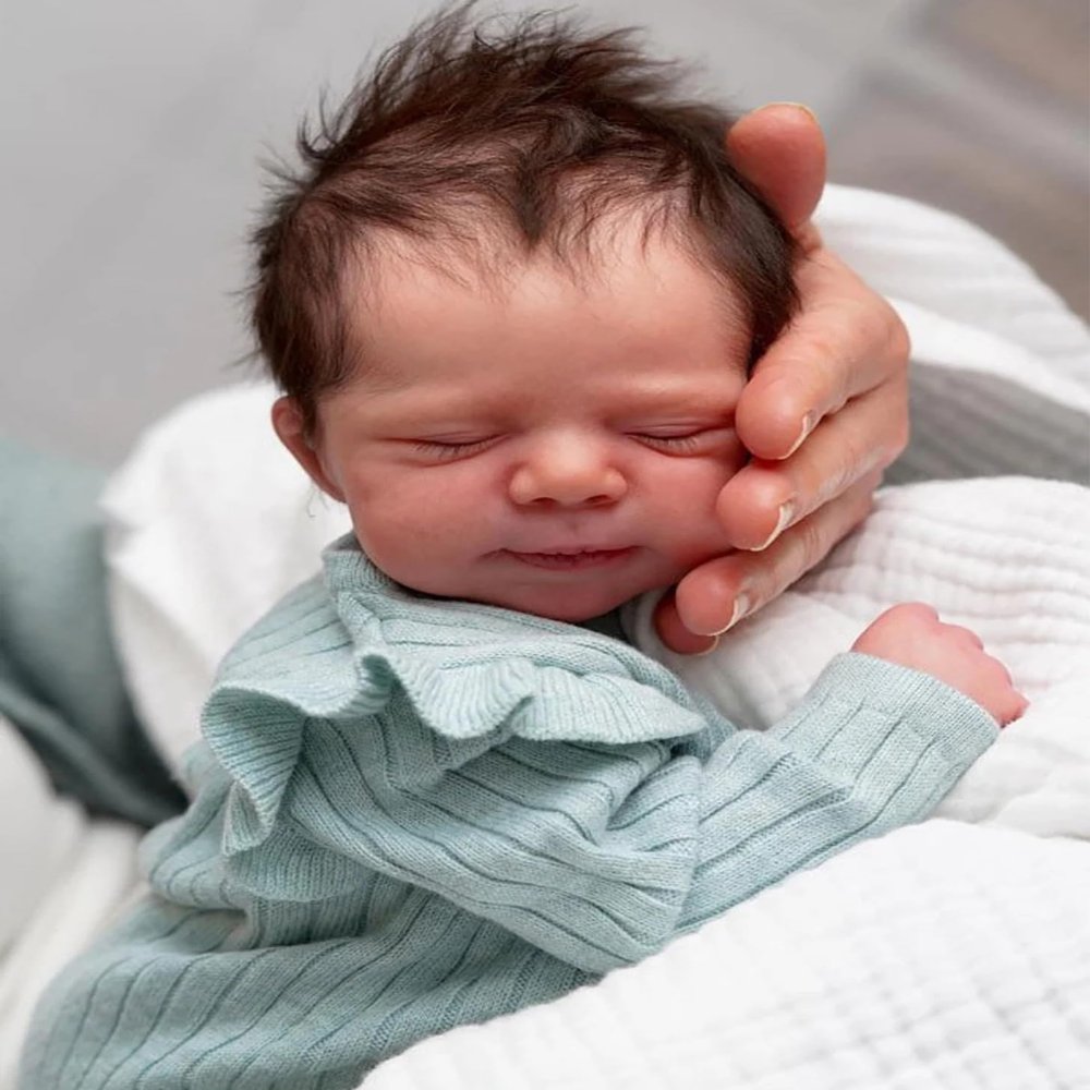 Anano 18 Inch Real Life Reborn Baby Dolls Silicone Full Body Girl Realistic Baby Dolls That Look Real Babies Reborn Doll Silicone Full Body Anatomically Correct