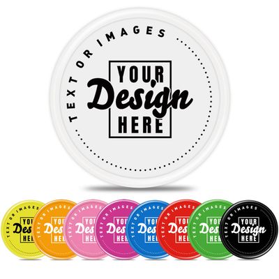 200 Custom Plastic Drink Chips,Imprint with Your Text Logo Image or Any Else for Bar,School,Wedding,Party,Event (White)