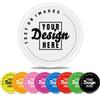 200 Custom Plastic Drink Chips,Imprint with Your Text Logo Image or Any Else for Bar,School,Wedding,Party,Event (White) view 1