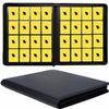 16 Pocket Card Binder, 1000+ Premium Zip Trading Card Binder, Double Sided Pocket Card Binder Album, Ringless Card Folder for MTG, TCG, Sports Card (Black, 16Pockets) view 1