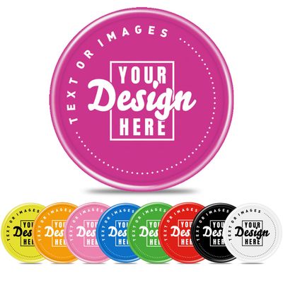 200 Custom Plastic Drink Chips,Imprint with Your Text Logo Image or Any Else for Bar,School,Wedding,Party,Event (Rose Red)