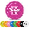 200 Custom Plastic Drink Chips,Imprint with Your Text Logo Image or Any Else for Bar,School,Wedding,Party,Event (Rose Red) view 1