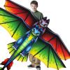62" Dragon Kite for Kids and Adults, Easy to Fly Huge Dinosaur Kites for Kids Ages 4-8 8-12 with 328FT String for Beach Trip Park Birthday Easter Gifts Family Outdoor Games and Activities, 2 Pack view 1