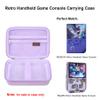 Elonbo Carrying Case for G350/ RG35XX Pro/ RG40XXV/ RG406V/ RG405V Retro Handheld Game Console, GiipGoop/ Voacle/ Anbernic Video Gaming Console Travel Storage Bag, Linux System Games Holder, Purple view 2