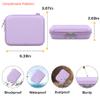 Elonbo Carrying Case for G350/ RG35XX Pro/ RG40XXV/ RG406V/ RG405V Retro Handheld Game Console, GiipGoop/ Voacle/ Anbernic Video Gaming Console Travel Storage Bag, Linux System Games Holder, Purple view 3