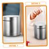 Abaodam Stainless Steel Piggy Bank Jar Savings Box for Boys and Girls Easy Deposit for Birthdays and Festivals Non-deformable Money Container view 2