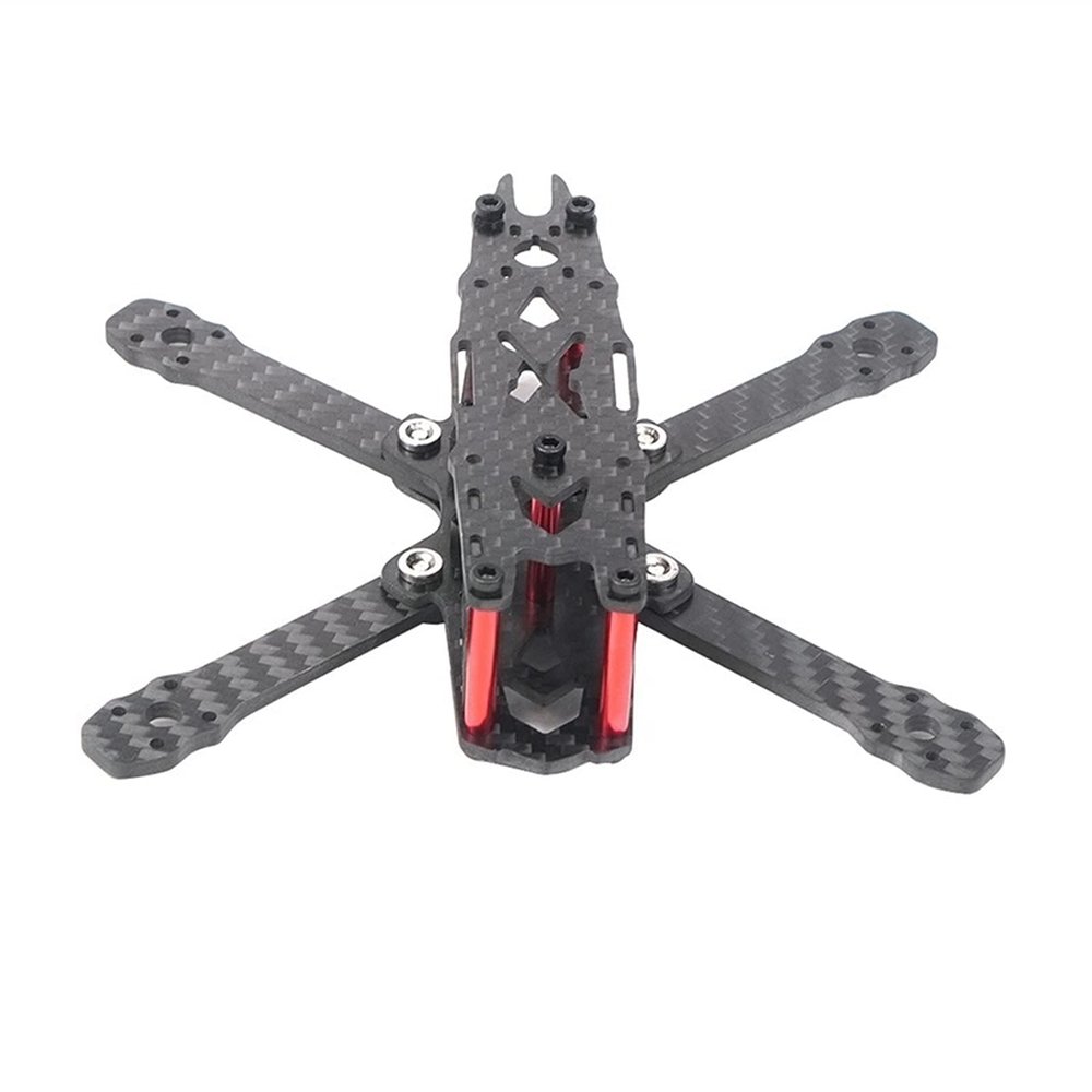 VERBANA 3 inch FPV Drone 135mm Wheelbase Mini FPV Frame Kit Carbon Fiber Rack Frame Kit Replacement Part for DIY 3 inch Prop 1103/1104/1305 FPV Racing Drone Accessories Part