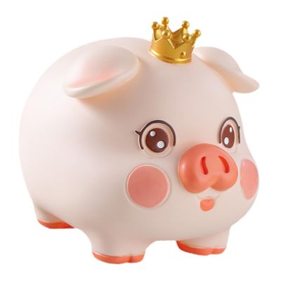 Abaodam Piggy Bank for Boys and Girls Adorable Pig Shape Storage Box Fun Home Decoration and Savings Jar Birthday Design