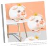 Abaodam Piggy Bank for Boys and Girls Adorable Pig Shape Storage Box Fun Home Decoration and Savings Jar Birthday Design view 3