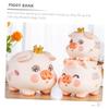 Abaodam Piggy Bank for Boys and Girls Adorable Pig Shape Storage Box Fun Home Decoration and Savings Jar Birthday Design view 4