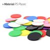 200 Custom Plastic Drink Chips,Imprint with Your Text Logo Image or Any Else for Bar,School,Wedding,Party,Event (Orange) view 4