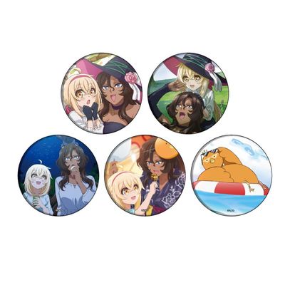 Bumpy Witch's Parent-child Situation 01 [Official Illustration] Tin Badge 5 Piece Box