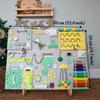 Baby and Toddler Toy Busy Board Montessori for 1 2 3 Year Old Boy First Birthday Christmas Gift Personalised Sensory Activity Boards view 3