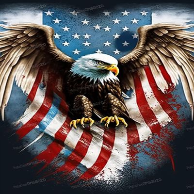 1000 Piece Wooden Puzzles - Abstract American Eagle - Jigsaw Puzzles for Adults Kids, Each Piece is Unique, Perfect Family Leisure Toys & Gifts - Puzzles Entertainment Collectibles