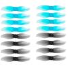 LOLOBFZL 12Pairs 2015 2X1.5 PC Propeller 1.5mm Fit For RC FPV Freestyle 2inch Toothpick DIY Parts (Color : 12 Pair 1.5mm Blue), LOLOBFZL11 view 1