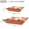 Africa Giraffes Sunset Dice Tray PU Leather Dice Rolling Tray Folding Dice Holder for Dice Games, Like RPG, DND and Other Table Games view 4