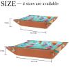 Ice Cream Dice Tray PU Leather Dice Rolling Tray Folding Dice Holder for Dice Games, Like RPG, DND and Other Table Games view 4