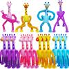 16Pcs Telescopic Suction Cup Giraffe Toys, Suction Pop Tubes Giraffe Sensory Toys, Pop Fidget Toys for Toddler Travel, Easter Basket Stuffers Party Favor Birthday for Kids Boys Girls view 1