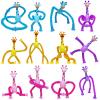 16Pcs Telescopic Suction Cup Giraffe Toys, Suction Pop Tubes Giraffe Sensory Toys, Pop Fidget Toys for Toddler Travel, Easter Basket Stuffers Party Favor Birthday for Kids Boys Girls view 4