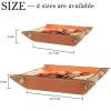 African Elephant Dice Tray PU Leather Dice Rolling Tray Folding Dice Holder for Dice Games, Like RPG, DND and Other Table Games view 3