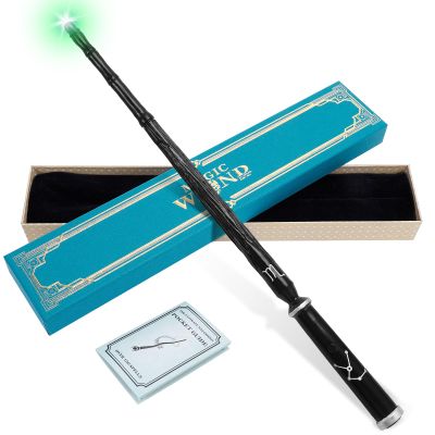 WizWonders Light Up Wizard Magic Wand with 5 Light Colors, Rechargeable Illuminating Constellation Wands for Kids Witch Cosplay Party Favors, Scorpio