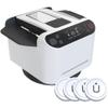 COYEUX 2-in-1 Automatic Card Shuffler and Card Dealer Machine, 360 Rotating Card Dealing Machine, with 4 Wireless Dealer Buttons, Rechargeable Card Shuffing Machine for UNO, Blackjack, Texas Hold'em view 1