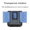 COYEUX 2-in-1 Automatic Card Shuffler and Card Dealer Machine, 360 Rotating Card Dealing Machine, with 4 Wireless Dealer Buttons, Rechargeable Card Shuffing Machine for UNO, Blackjack, Texas Hold'em view 2