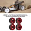4 Piece Ultralight Carbon Fiber Rc Car Wheels, 1.9 Inch, Precise Fit For 1/10 Rc Vehicles, Premium Construction, Enhanced Performance, Perfect For Off Road Enthusiasts (Red) view 4