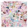 100PCS Axolotl Sticker Cute Animal Stickers for Adults, Glueewee Vinyl Waterproof Kawaii Axolotl Stickers for Water Bottles Laptop Luggage Journaling view 1