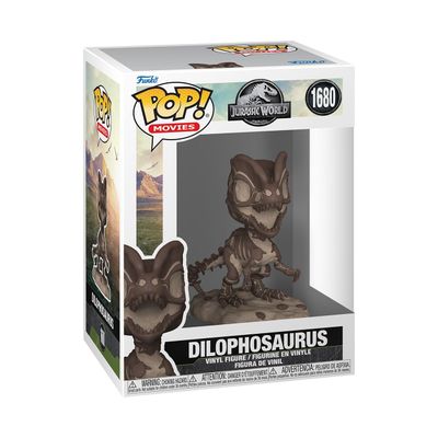 Funko Pop Movies: Jurassic Park Fossil - Dilophosaurus - Collectable Vinyl Figure - Gift Idea - Official Merchandise - Toys for Kids & Adults - Action/Adventure Fans - Model Figure for Collectors