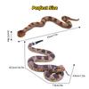 SIENON 2Pcs Realistic Fake Snakes Toys Figures, Soft Rubber Lifelike Garden Poisonous Scare Birds and Squirrels, Viper Rattlesnake Stress Relief Gag Toys Halloween Prank Props view 2