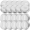 Unomor Sturdy Coin Bank Top for Jar 20pcs Tinplate Money Slot Lids Leakproof Seal view 1