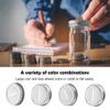 Unomor Sturdy Coin Bank Top for Jar 20pcs Tinplate Money Slot Lids Leakproof Seal view 2