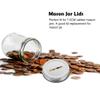 Unomor Sturdy Coin Bank Top for Jar 20pcs Tinplate Money Slot Lids Leakproof Seal view 4
