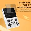 AIUOUS Powkiddy RGB20S Handheld Game Console Pow Kitty Handheld Arcade Game Built-in 15,000 Games & 64G 3.5 Inch IPS Screen Open Source System, Retro Games Consoles Classic Emulator (White) view 2
