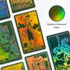CRAFTERIAN Foil Tarot Cards, 78 Tarot Deck, Original Tarot Cards for Beginners and Experts with Guide Book and Gift Bag, Fortune Telling Game, Divination Tools for All Skill Levels, Green. view 4