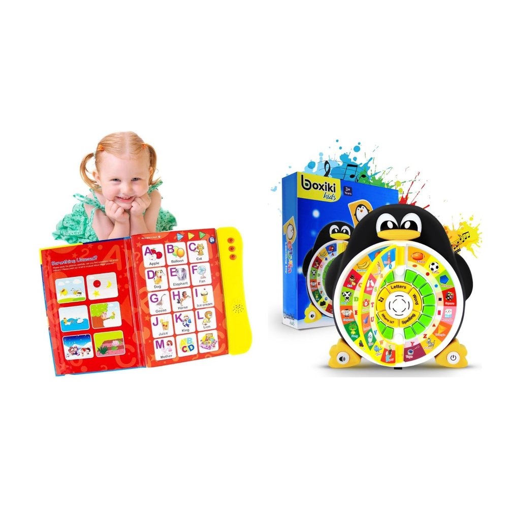 Ultimate Preschool Learning Pack: Educational Toys for Toddlers 1-5 | ABC Learning Book & Penguin Power Learning Set