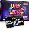 Lyric Legend 2000s Hip-Hop and Rap Music Trivia Game Collection  Expandable Multi-Deck Finish The Lyrics Party Game Set for Game Night, Families & Groups - 3 Games in One Box! view 1