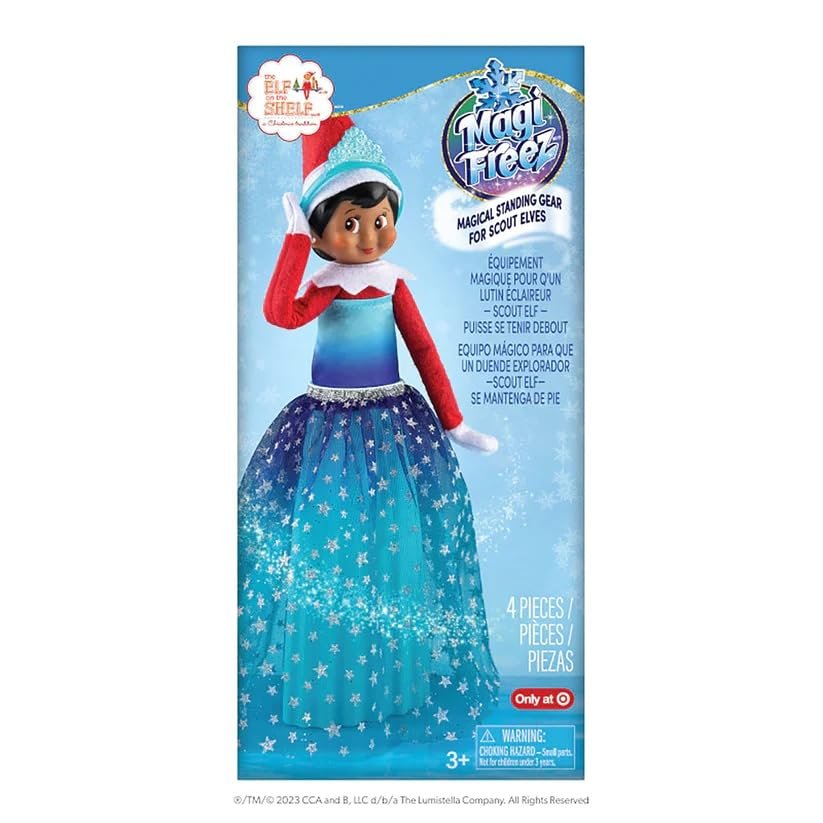 Elf on the Shelf Claus Couture: Magi-Freez Twinkling Tiara Ball Gown