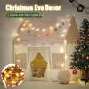 Senodeer Kids Play Tent Indoor: with Brown Checkered, Mat, Rainbow Tissue Garland, Star Lights - Girl Tent Indoor Playhouse for Girls Kids Toys for Boy Girl Birthday Gift for Kids view 3