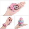 EXQDYNM 3D Printed Dragon Egg Toy 12" Crystal Articulated Dragon with Eyes Decor Collectible view 2