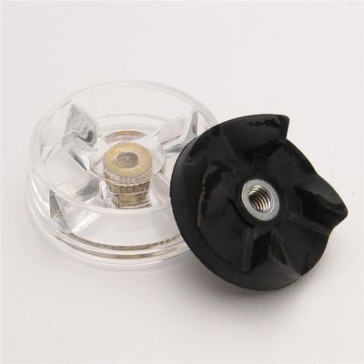 CHMINGDE Transparent/Black Base Gear And Rubber Gear Replacements Spare parts Fits For Magic Bullet Plastic Rubber Durable
