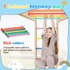 JPOIP 7 Colors 22 Inch Steel Monkey Bars Ladder Rungs Set for Backyards Playground and Children Indoor and Outdoor Climbing Kit (7 Pack) view 2
