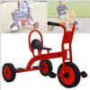 RNQZ Kids Tricycle for Toddlers Ages 2-6, Children's Tricycle Outdoor Play Equipment and Kindergarten,Toddler Bike Rubber Tires Can Bear 200lb,Red view 1
